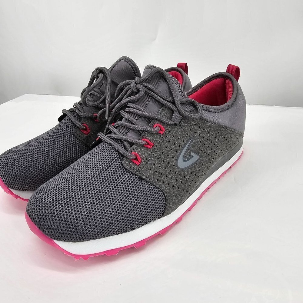 Dream Seek Gray & Fuchsia Logo-Accent Sneaker - Picture 3 of 10